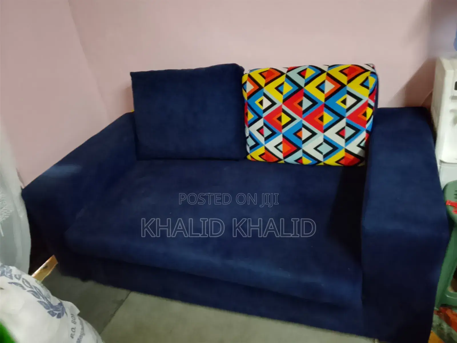 Navy Blue 2 Seater