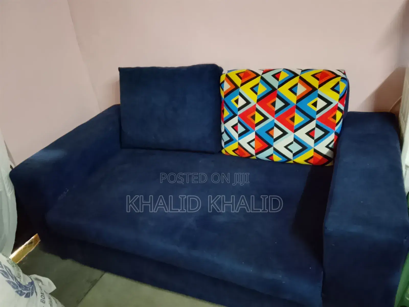 Navy Blue 2 Seater