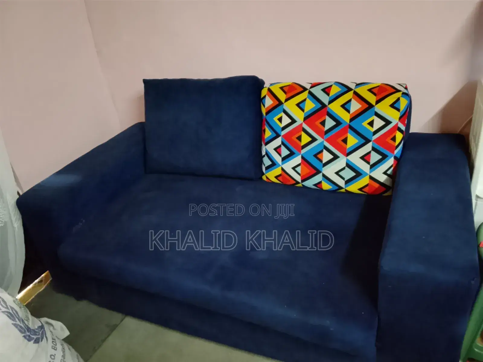 Navy Blue 2 Seater