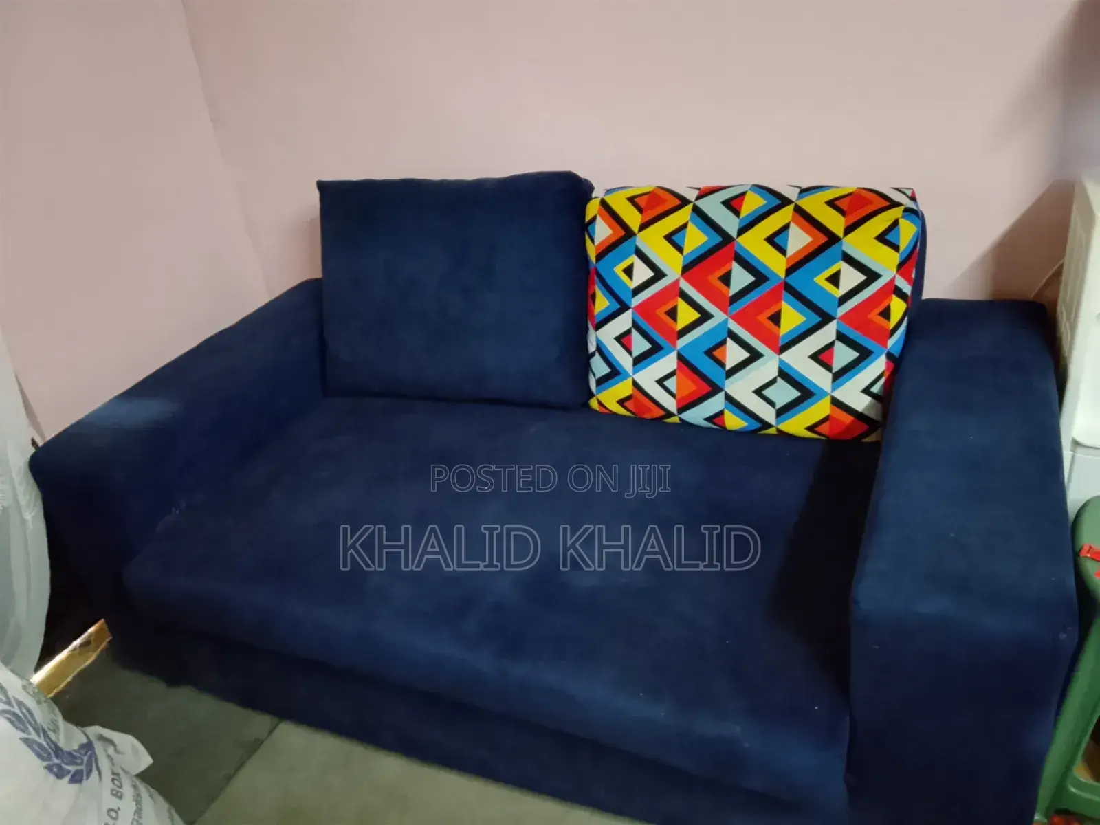 Navy Blue 2 Seater
