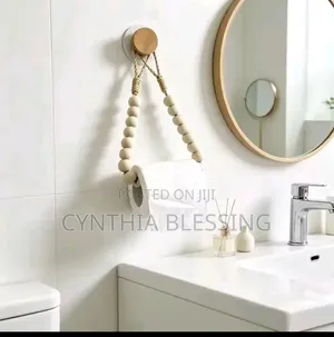 Rustic Hemp Rope Tissue Holder