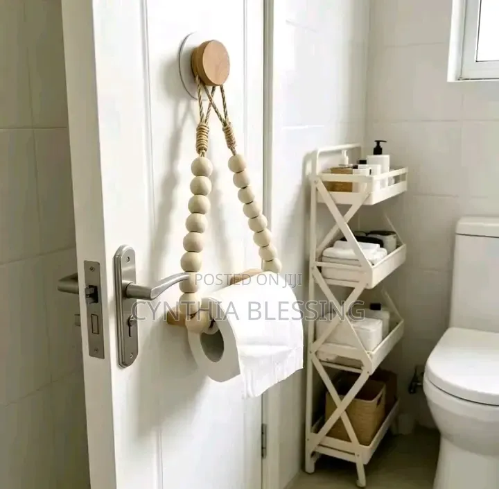 Rustic Hemp Rope Tissue Holder