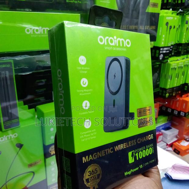 Oraimo Wireless Powerbank Magnetic Wireless Charger,Magma 15 - main view