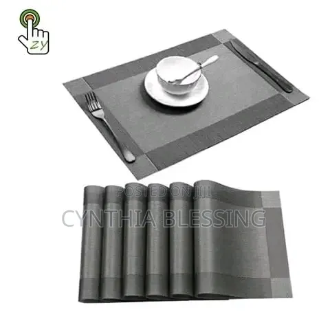 6pcs PVC Dining Table Mats