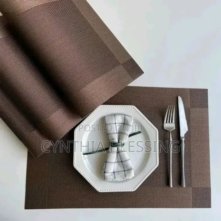 6pcs PVC Dining Table Mats