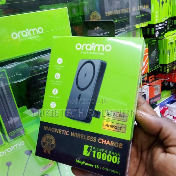 Wireless Powerbank 10000mah.Compatible With iPhone Foldable Portable - thumbnail 2
