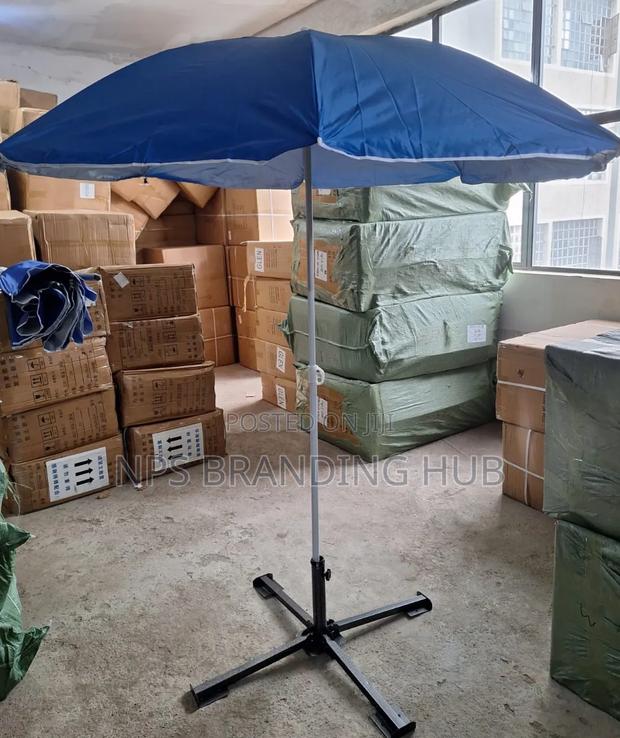 Garden Umbrellas Shade-Big Size With Stand (Gle