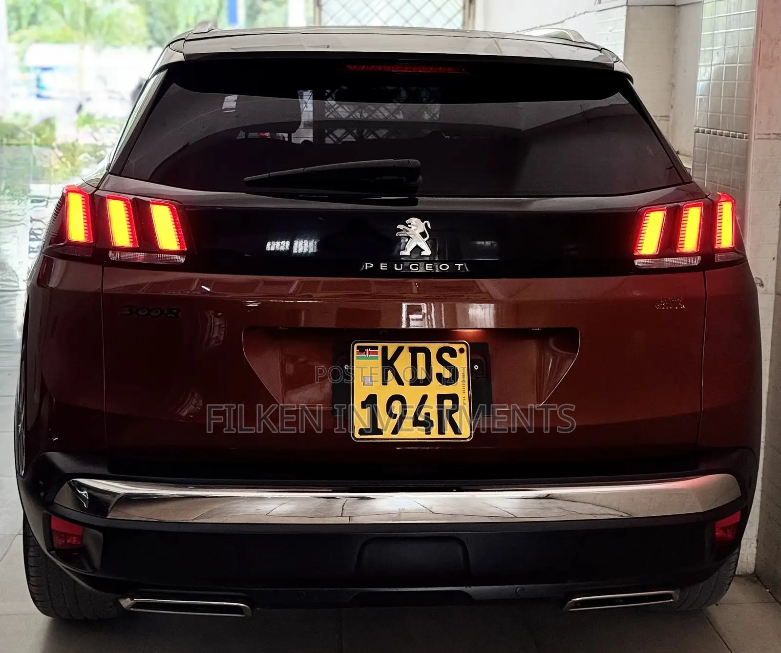 Peugeot 3008 2017 Brown