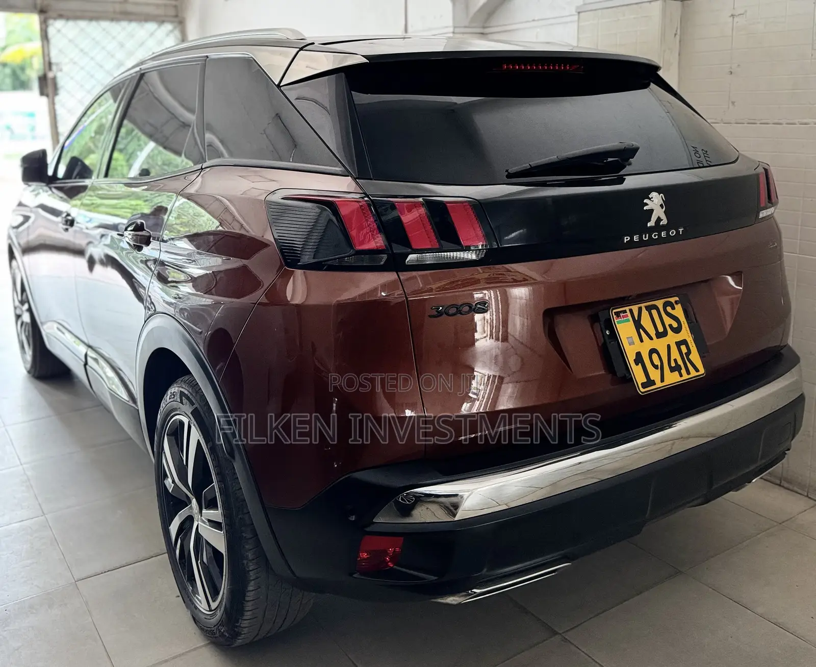 Peugeot 3008 2017 Brown
