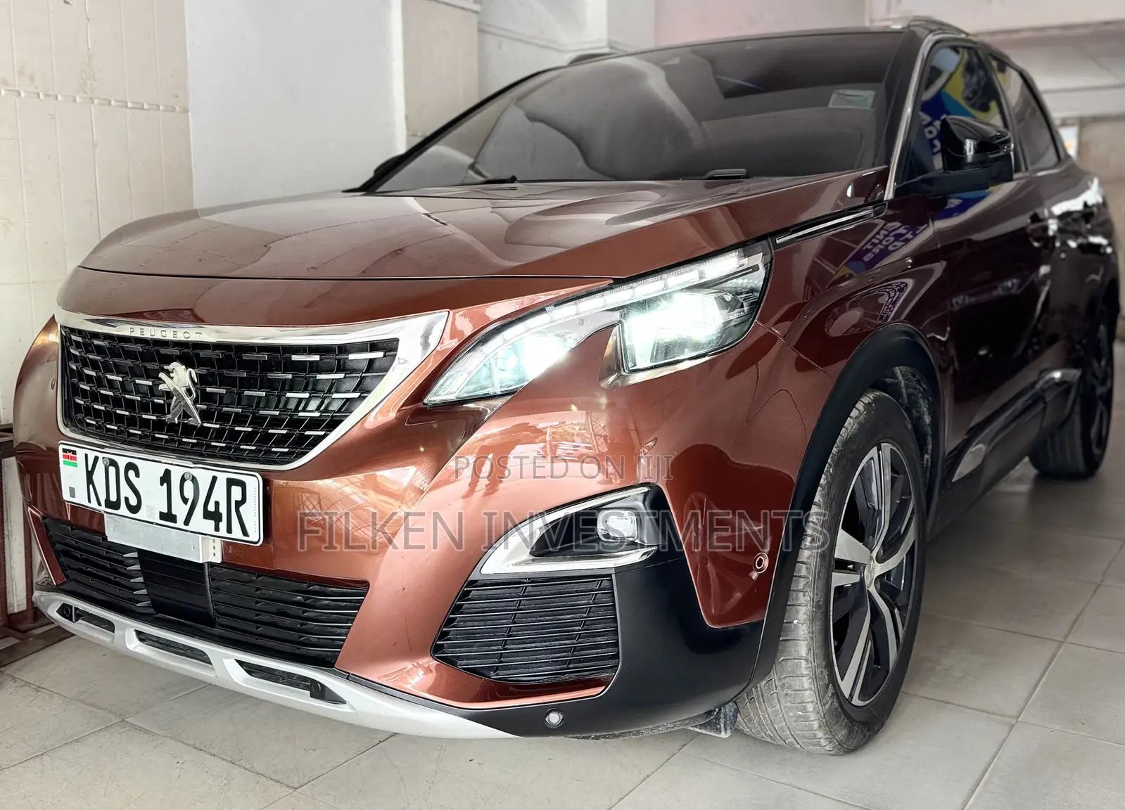 Peugeot 3008 2017 Brown