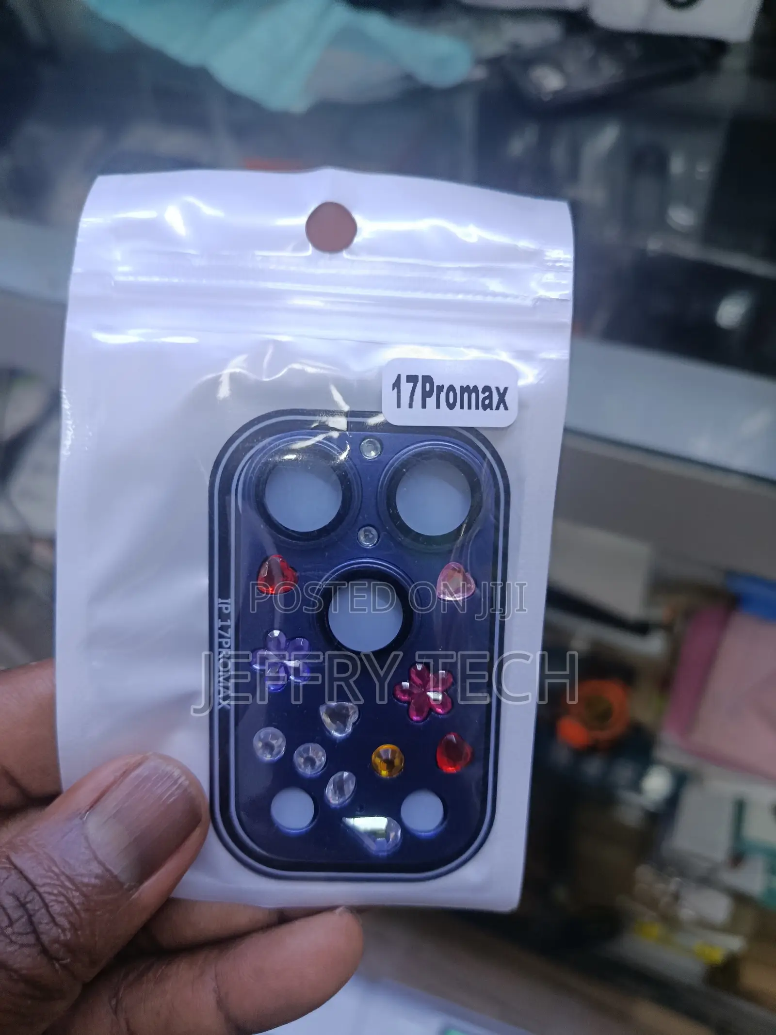 Crystal Stone Camera Lens Bling Diamond Design for iPhone 17 Pro Max