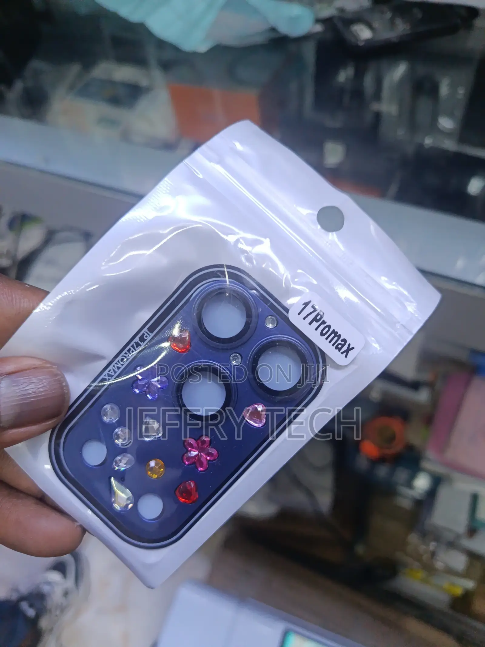 Crystal Stone Camera Lens Bling Diamond Design for iPhone 17 Pro Max