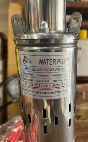 50 Metres Head 36v - 400w Submersible Solar Pump With 1" Outlet
