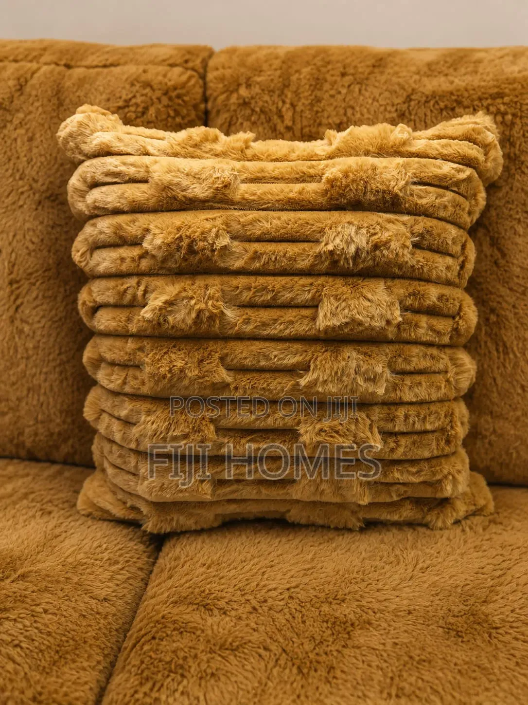 Rabbit Faux-Fur Cushion Covers 45x45cm