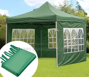 Pop Up Gazebo Canopy Tent With 3 Window Side Walls(Gle