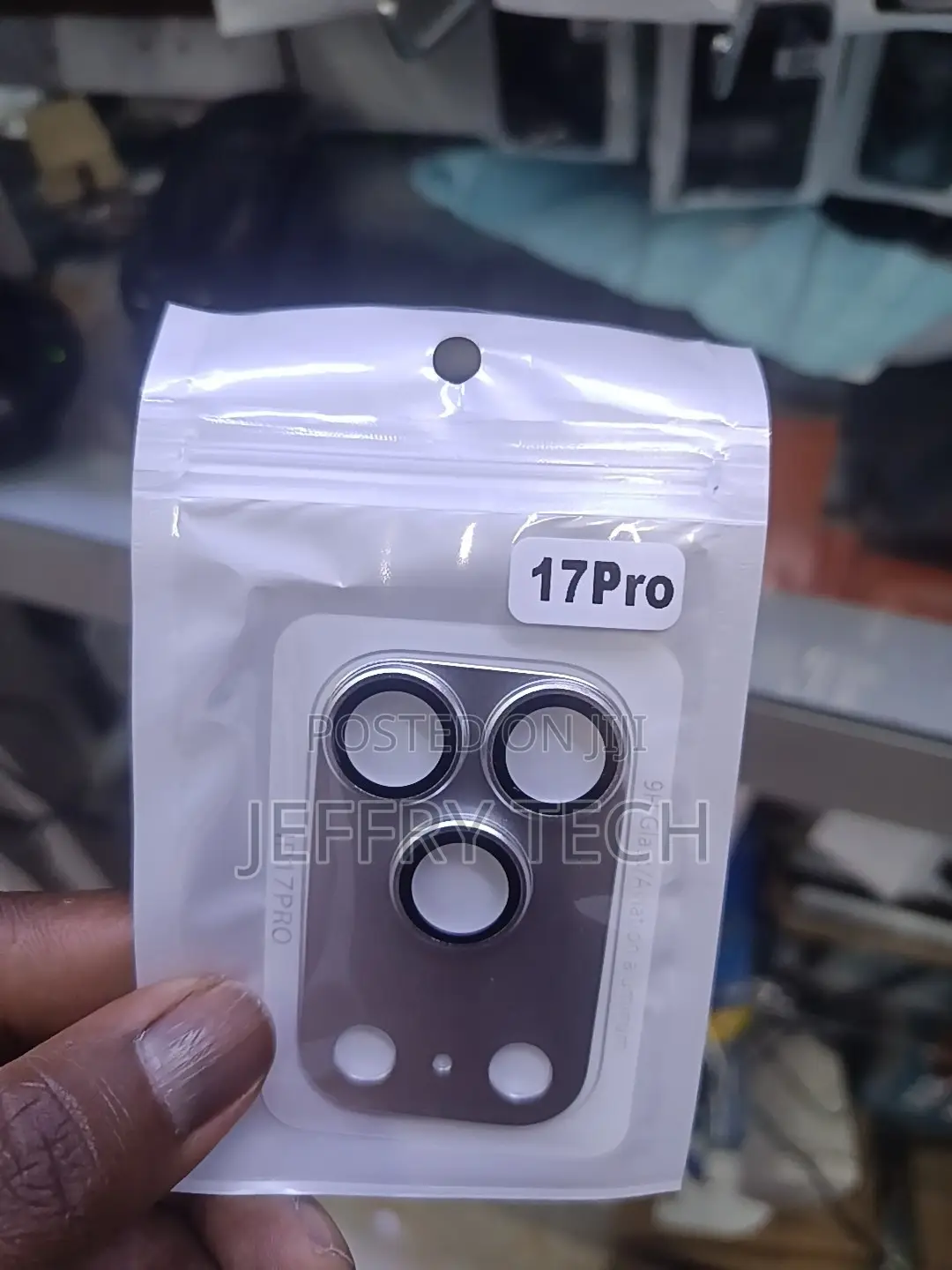 Tempered Glass N Aluminum Camera Lens Protector for the iPhone 17 Pro