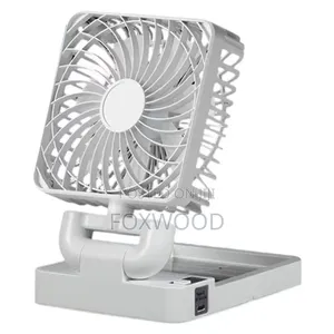 Rechargeable Solar Fan With Solar Panel and Usb