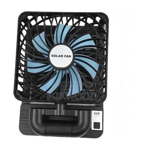 Rechargeable Solar Fan With Solar Panel and Usb - thumbnail 4