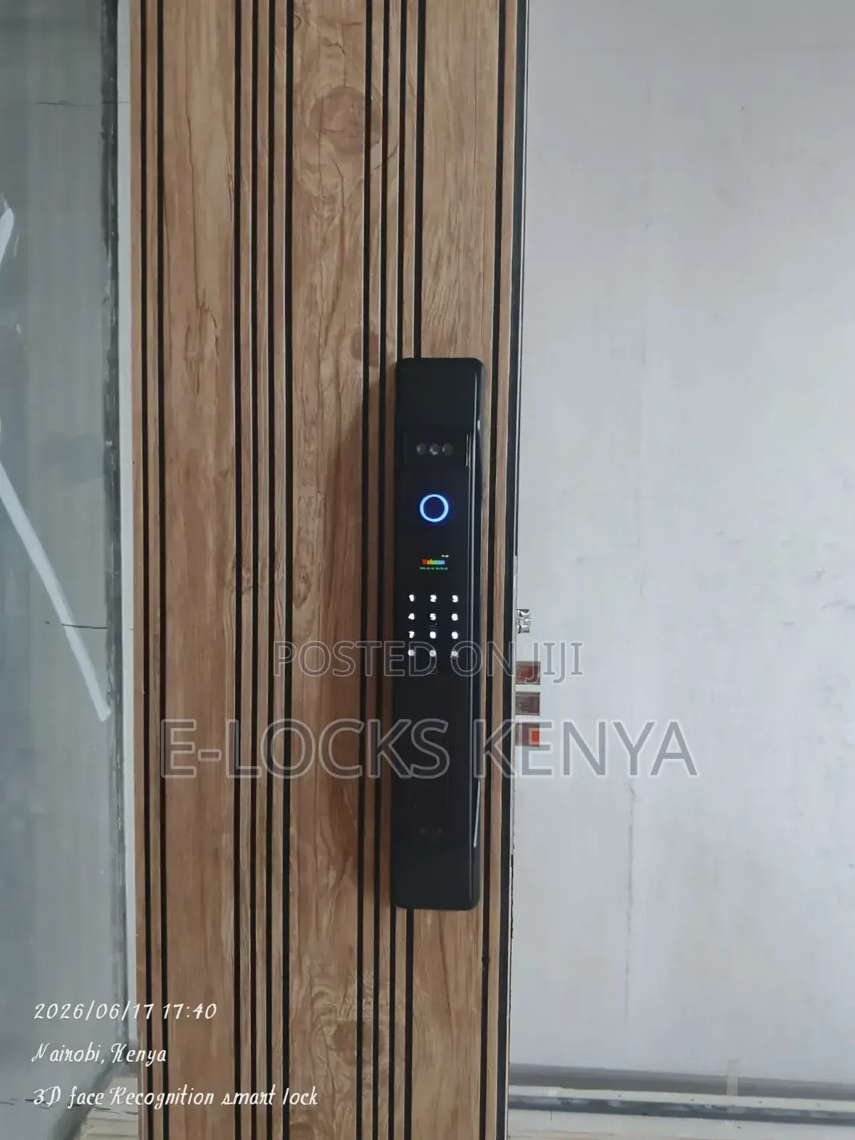 3d Face Recognition Digital Smart Lock Fingerprint Password Door Lock