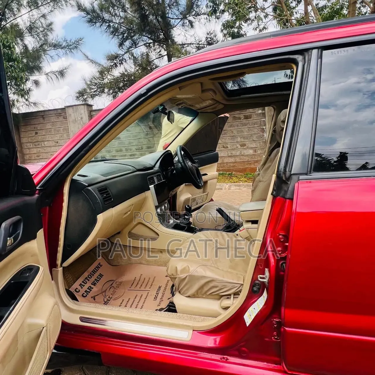 Subaru Forester 2008 Red