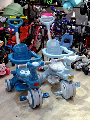Baby Tricycle With Parent Push Handle Safe Kids Trike