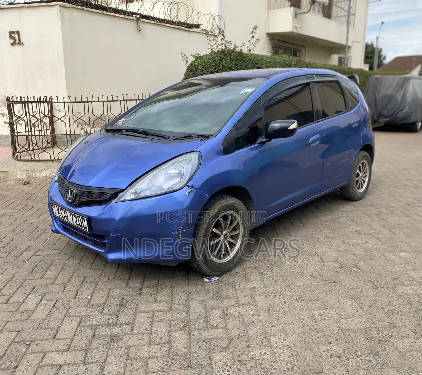 Honda Fit Automatic 2011 Blue