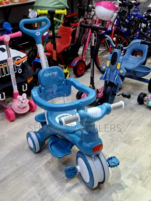 Comfortable Kids Tricycle With Backrest Safety Guard