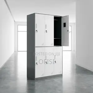 Office Cabinet; 6 Locker Metallic Office Cabinet
