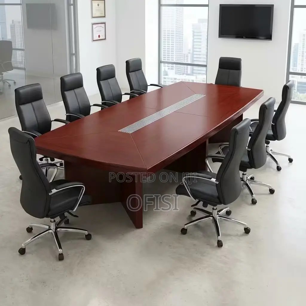Boardroom Table; 3.5m Executive Oval Boardroom Table
