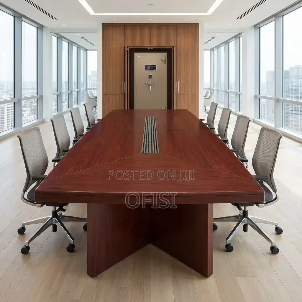 Boardroom Table; 3.5m Executive Oval Boardroom Table