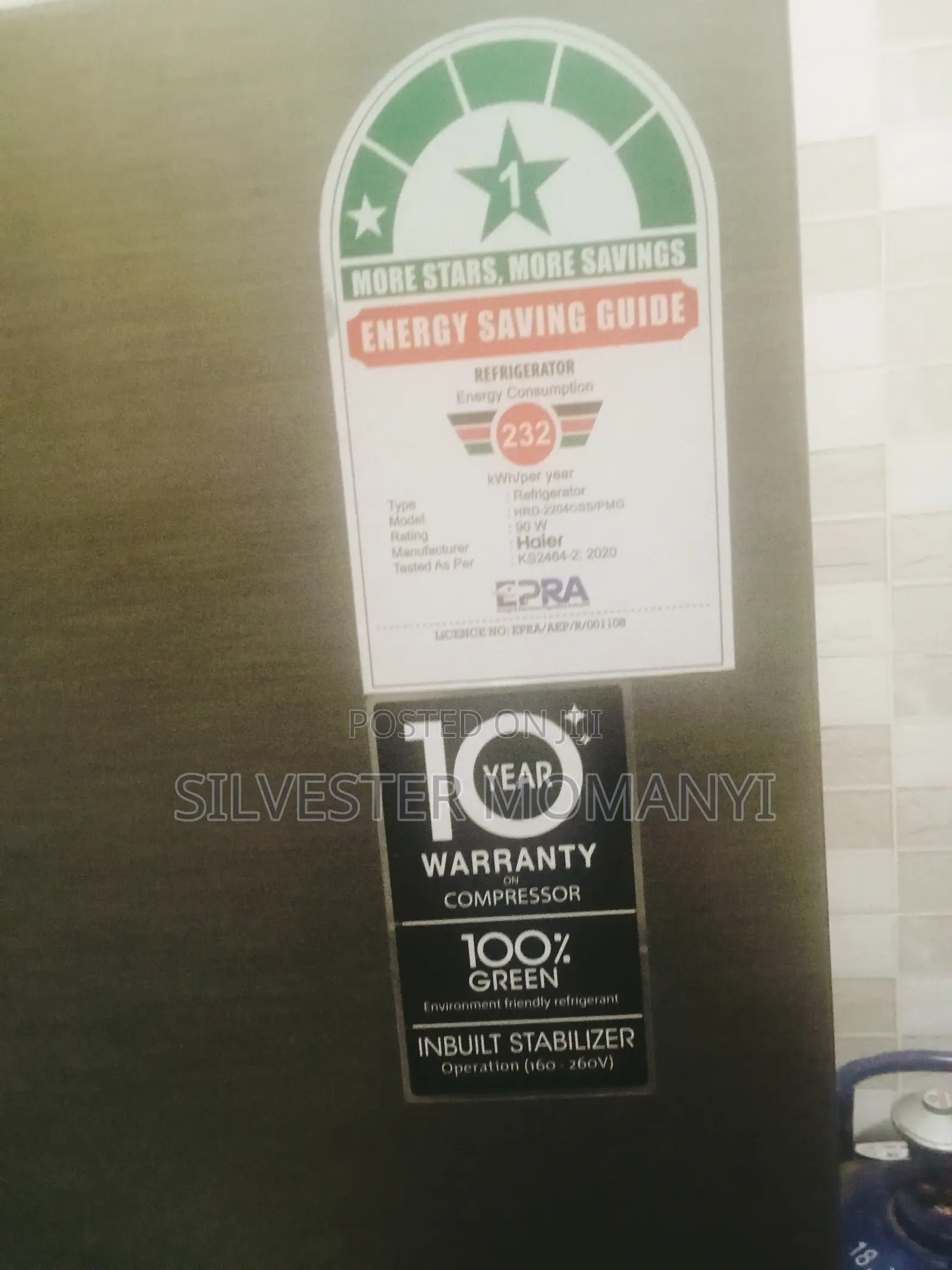 Haier Fridge HRD-2204css