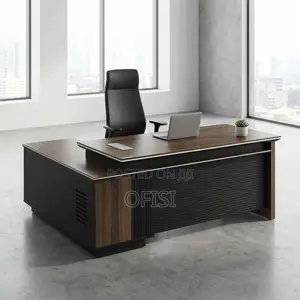 Office Desk; 2 Meter L-Shaped Executive Desk
