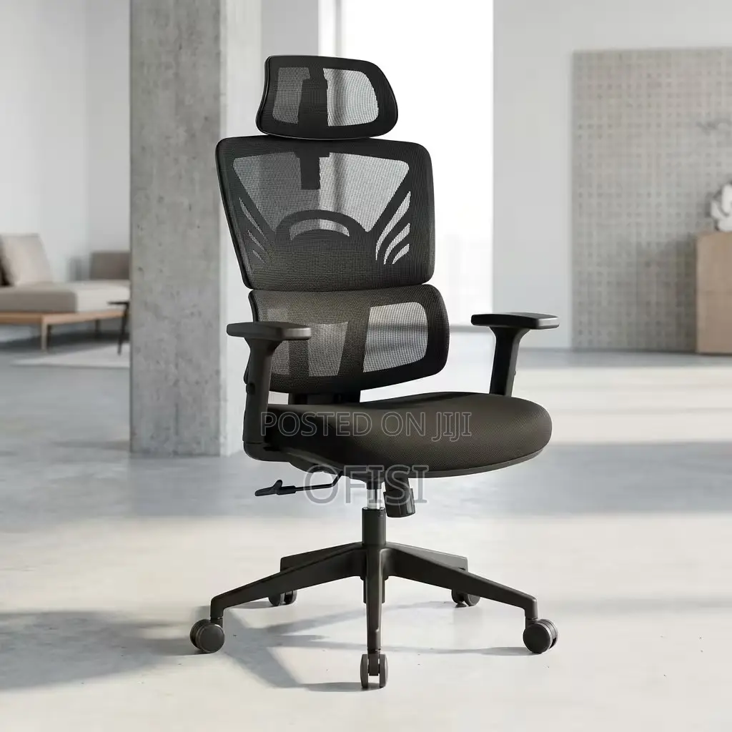 Office Chair; High Back Orthopedic Mesh Office Seat