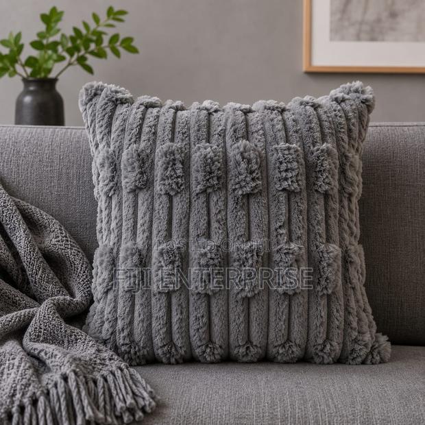 Rabbit Faux-Fur Cushion Covers – Soft, Luxurious Instantly Elegant - thumbnail 7