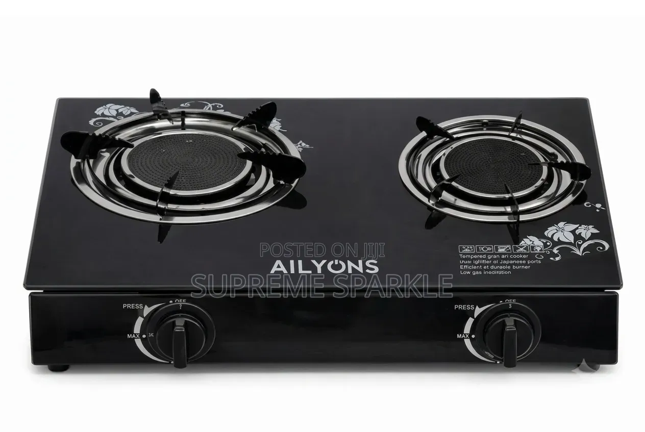 Ailyons Infrared 2-Burner Gas Cooker.