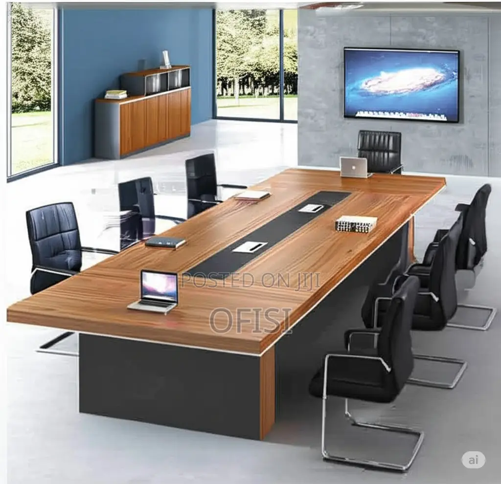 Boardroom Table; 12 Seater Rectangular Office Boardroom Table