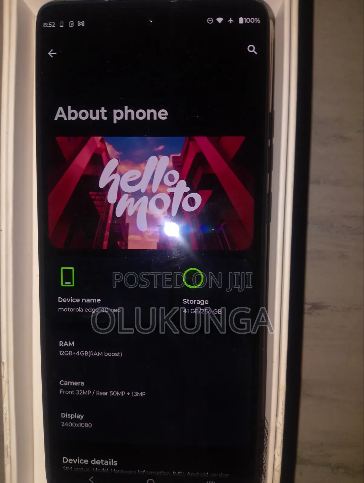 Motorola Edge 40 Neo 256 GB Black