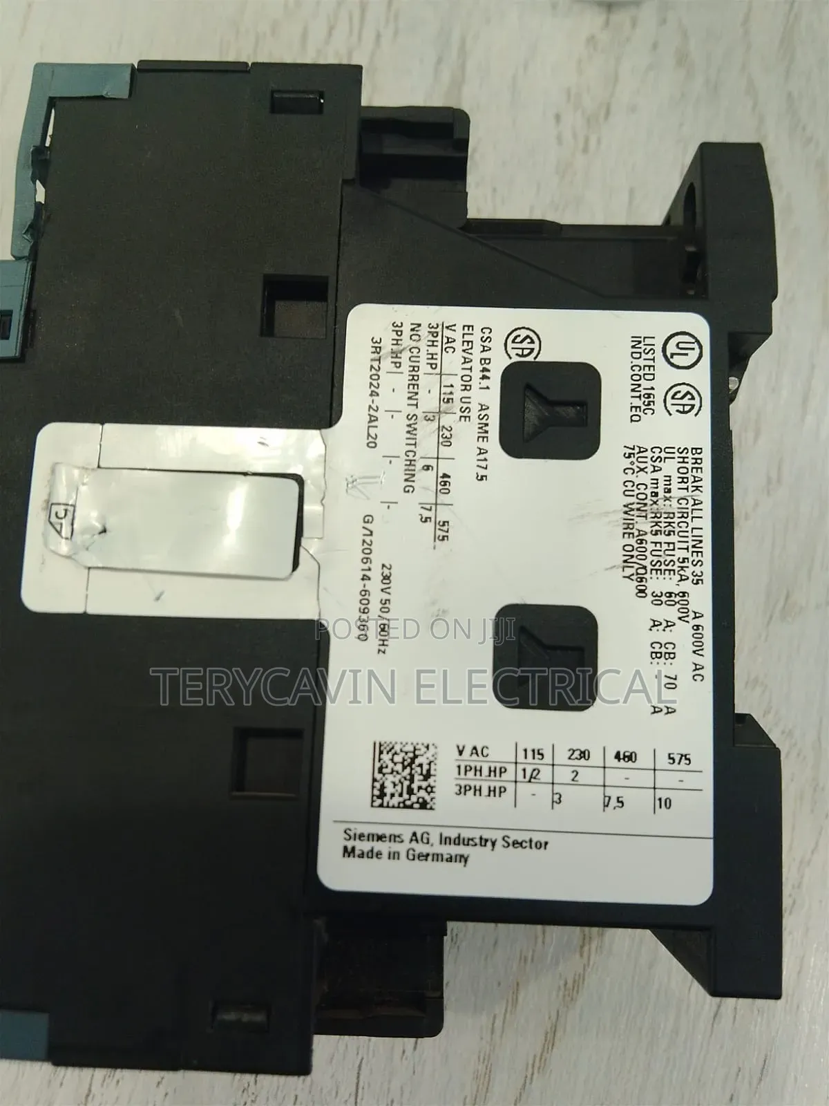 Contactor 3 Pole 80a