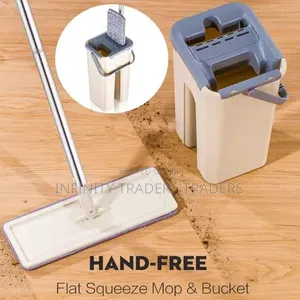 Magic Mop +Bucket With Extra Top Cloth