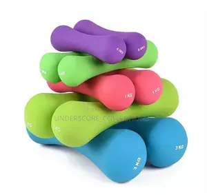 Bone Shaped Neoprene Coated Dumbbells