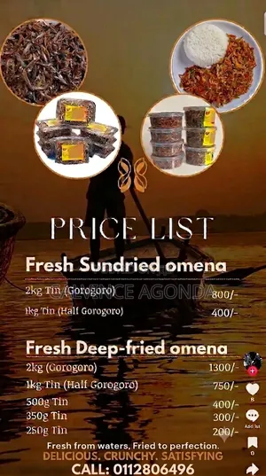 .Fried Omena and Fish