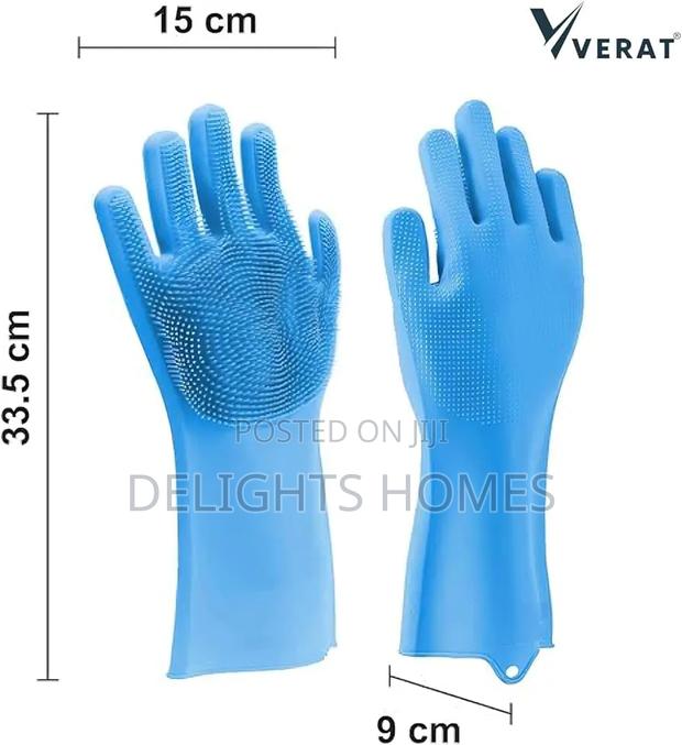 Reusable Silicon Wash Gloves-Pa - thumbnail 3