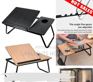 Wooden Profile 5 Levels Adjustable Angle Foldable Study Table-Pa