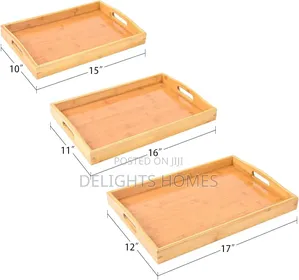 3in1 Bamboo Tray Wooden-Pa