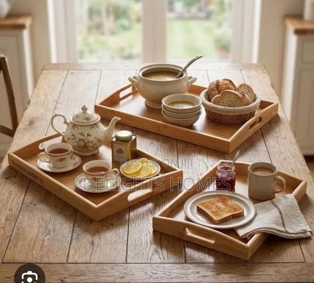 3in1 Bamboo Tray Wooden-Pa