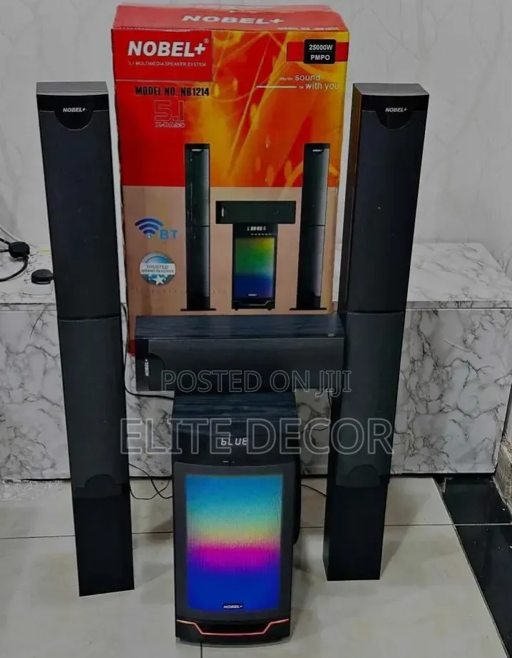 Nobel Nb-1214 5.1ch Bluetooth Home Theatre System With Super Bass