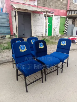 Church Blue Chairs, Branded, Royal Blue Colour 