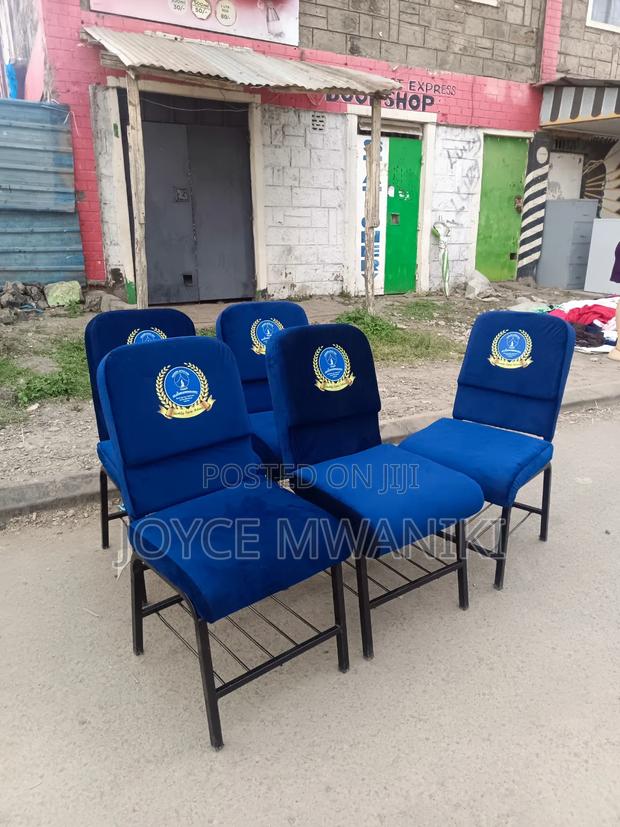 Church Blue Chairs, Branded, Royal Blue Colour  - thumbnail 2