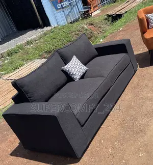 Modern Three Seater Box Sofa