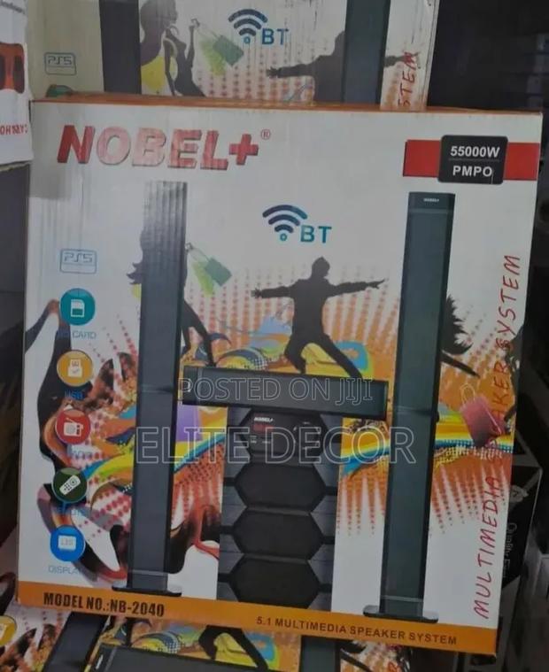 Nobel Nb-2040 5.1ch Bluetooth Home Theatre With Super Bass Tallboy
